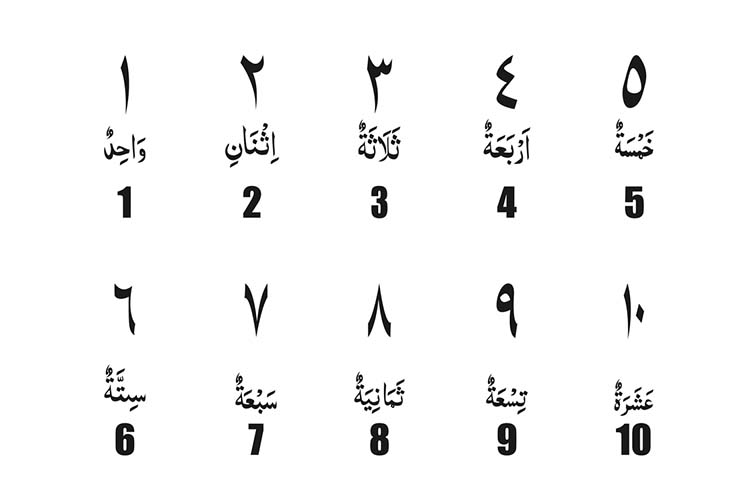 Learning the Arabic Number 1-10 and Higher